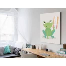 Podróżniczka Monika - nowoczesny obraz na płótnie - 50x70 cm