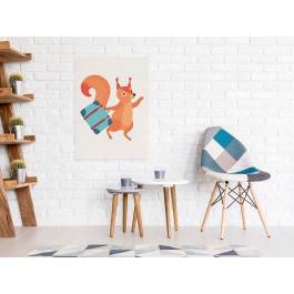 Turystka Basia - nowoczesny obraz na płótnie - 50x70 cm