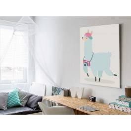 Globtroter Karol - nowoczesny obraz na płótnie - 50x70 cm