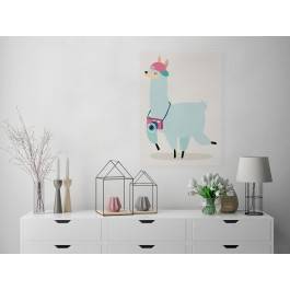 Globtroter Karol - nowoczesny obraz na płótnie - 50x70 cm