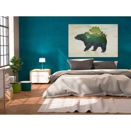 Sieć naturalnych powiązań - nowoczesny obraz na płótnie - 120x80 cm Sieć naturalnych powiązań - nowoczesny obraz na płótnie - 120x80 cm