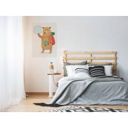 Wędrownik Lucjan - nowoczesny obraz na płótnie - 50x70 cm Wędrownik Lucjan - nowoczesny obraz na płótnie - 50x70 cm
