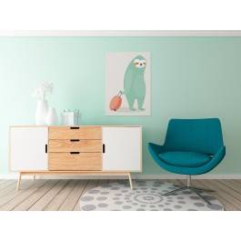 Urlopowicz Grześ - nowoczesny obraz na płótnie - 50x70 cm