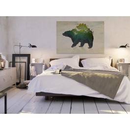 Sieć naturalnych powiązań - nowoczesny obraz na płótnie - 120x80 cm Sieć naturalnych powiązań - nowoczesny obraz na płótnie - 120x80 cm