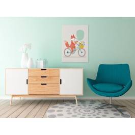 Letniczka Emilia - nowoczesny obraz na płótnie - 50x70 cm Letniczka Emilia - nowoczesny obraz na płótnie - 50x70 cm