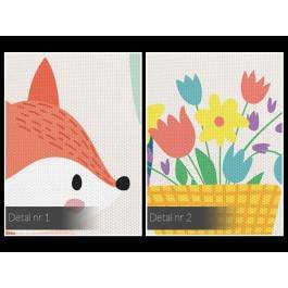 Letniczka Emilia - nowoczesny obraz na płótnie - 50x70 cm Letniczka Emilia - nowoczesny obraz na płótnie - 50x70 cm