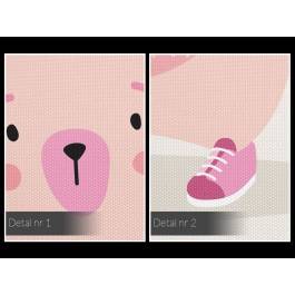 Obozowiczka Kasia - nowoczesny obraz na płótnie - 50x70 cm