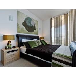 Kropla leśnego tchnienia - nowoczesny obraz na płótnie - 120x80 cm