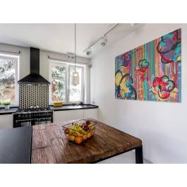 Bukiet optymizmu - nowoczesny obraz na płótnie - 120x80 cm Bukiet optymizmu - nowoczesny obraz na płótnie - 120x80 cm