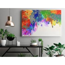 Kontaminacja - nowoczesny obraz na płótnie - 120x80 cm Kontaminacja - nowoczesny obraz na płótnie - 120x80 cm