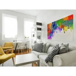 Kontaminacja - nowoczesny obraz na płótnie - 120x80 cm Kontaminacja - nowoczesny obraz na płótnie - 120x80 cm