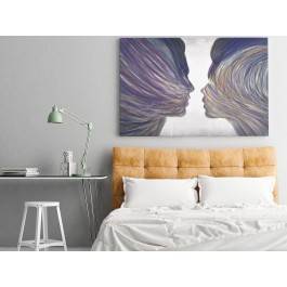 Umiłowanie - nowoczesny obraz na płótnie - 120x80 cm