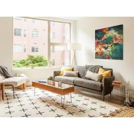 Archipelag marzeń - nowoczesny obraz na płótnie - 80x80 cm