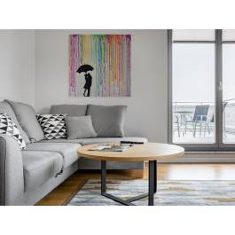 Miłosny skafander - nowoczesny obraz na płótnie - 80x80 cm