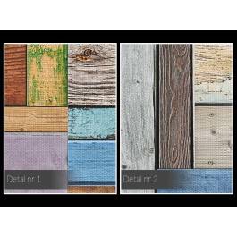 Dawnych podłóg czar - nowoczesny obraz na płótnie - 120x80 cm