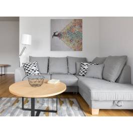 Gejzer ekspresji - nowoczesny obraz na płótnie - 80x80 cm