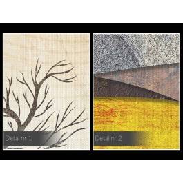 Wzgórze cudów - nowoczesny obraz na płótnie - 80x80 cm Wzgórze cudów - nowoczesny obraz na płótnie - 80x80 cm