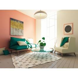 Złote żniwa - nowoczesny obraz na płótnie - 80x80 cm