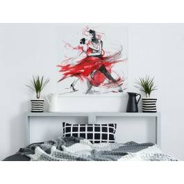 Tango - nowoczesny obraz na płótnie - 80x80 cm