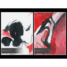 Tango - nowoczesny obraz na płótnie - 80x80 cm