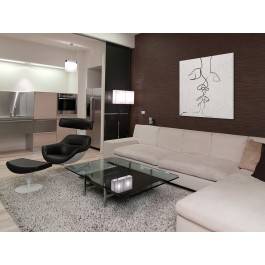 Pętla egzystencji - nowoczesny obraz na płótnie - 80x80 cm