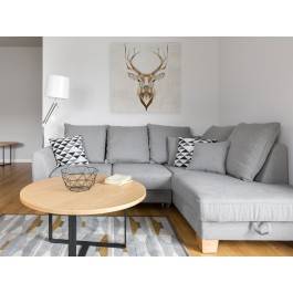 Jeleń szlachetny - nowoczesny obraz na płótnie - 80x80 cm