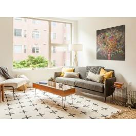 Zachłyśnięci szczęściem - nowoczesny obraz na płótnie - 80x80 cm