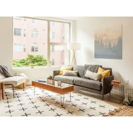 Serce Skandynawii - nowoczesny obraz na płótnie - 80x80 cm Serce Skandynawii - nowoczesny obraz na płótnie - 80x80 cm