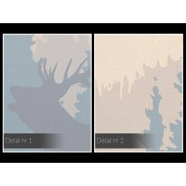 Serce Skandynawii - nowoczesny obraz na płótnie - 80x80 cm Serce Skandynawii - nowoczesny obraz na płótnie - 80x80 cm