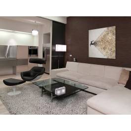 Krater ekstrawertyzmu - nowoczesny obraz na płótnie - 80x80 cm