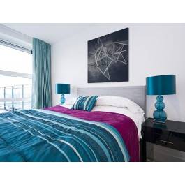 Głębia niebytu - nowoczesny obraz na płótnie - 80x80 cm