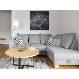 Głębia niebytu - nowoczesny obraz na płótnie - 80x80 cm