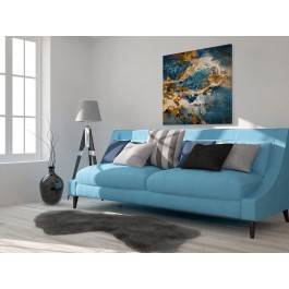 Półwysep nadziei - nowoczesny obraz na płótnie - 80x80 cm