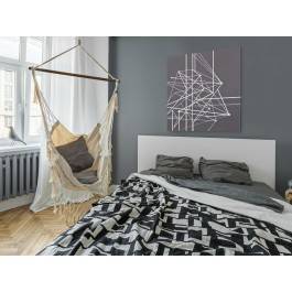 Trajektoria losu - nowoczesny obraz na płótnie - 80x80 cm Trajektoria losu - nowoczesny obraz na płótnie - 80x80 cm