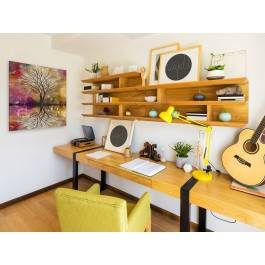 Leśne przepowiednie - nowoczesny obraz na płótnie - 80x80 cm