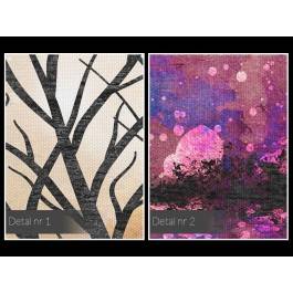 Leśne przepowiednie - nowoczesny obraz na płótnie - 80x80 cm