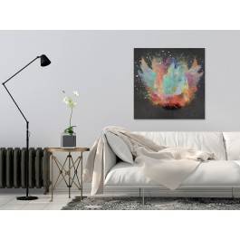 Niepokorny - nowoczesny obraz na płótnie - 80x80 cm