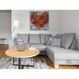 Pamiętnik uczuć - nowoczesny obraz do sypialni - 80x80 cm