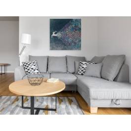 Źródło dynamizmu - nowoczesny obraz na płótnie - 80x80 cm