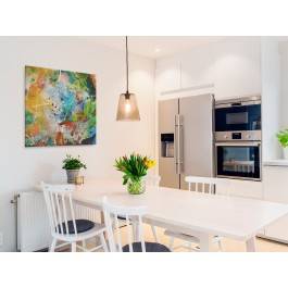 Exodus - nowoczesny obraz do salonu - 80x80 cm