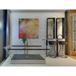 Kuźnia pożądania - nowoczesny obraz na płótnie - 80x80 cm