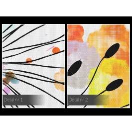 Podmuch radości - nowoczesny obraz na płótnie - 80x80 cm