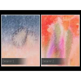 Rekonesans szczęścia - nowoczesny obraz do sypialni - 80x80 cm