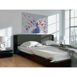 Rozpromieniony - nowoczesny obraz do sypialni - 120x80 cm