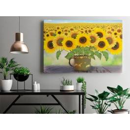 W ogrodzie perspektyw - nowoczesny obraz na płótnie - 120x80 cm