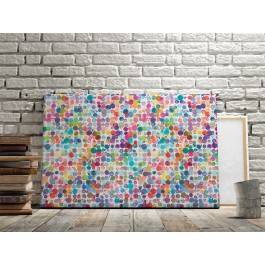 Kropka w kropkę - nowoczesny obraz na płótnie - 120x80 cm Kropka w kropkę - nowoczesny obraz na płótnie - 120x80 cm