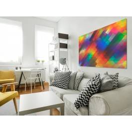 Śmiałość - nowoczesny obraz na płótnie - 120x80 cm