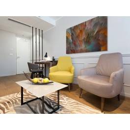 Meteoria  - nowoczesny obraz do salonu - 120x80 cm