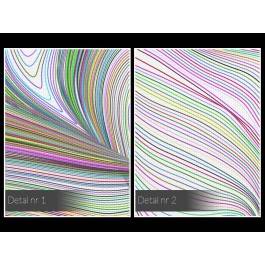 Asymptota - nowoczesny obraz na płótnie - 120x80 cm