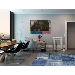 Sianokłosy - nowoczesny obraz do sypialni - 120x80 cm Sianokłosy - nowoczesny obraz do sypialni - 120x80 cm